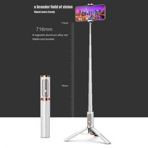 Ulanzi SK-01 Bluetooth Selfie Stick Tripod-White