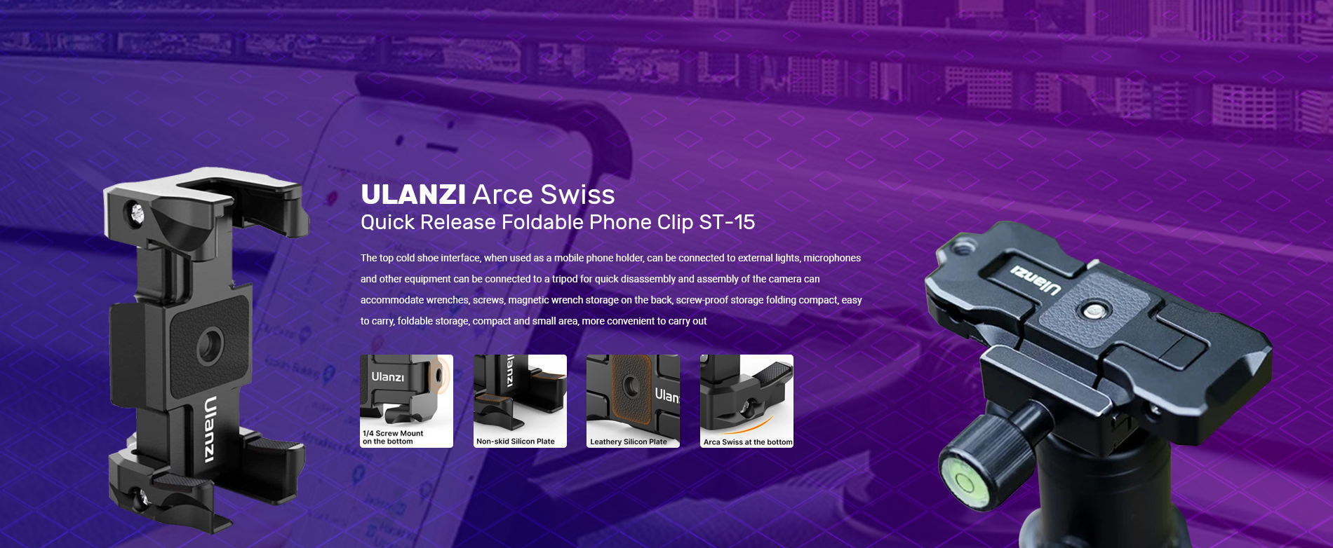 ULANZI Arce Swiss Quick ...